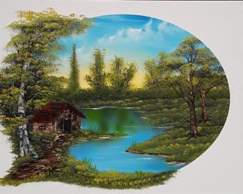 Bob Ross Fischerhuette 01